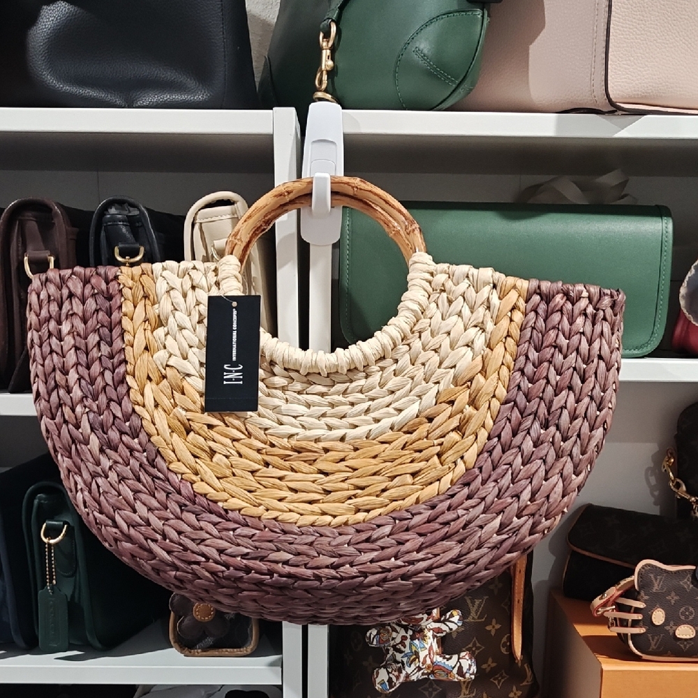 INC Straw Tote
